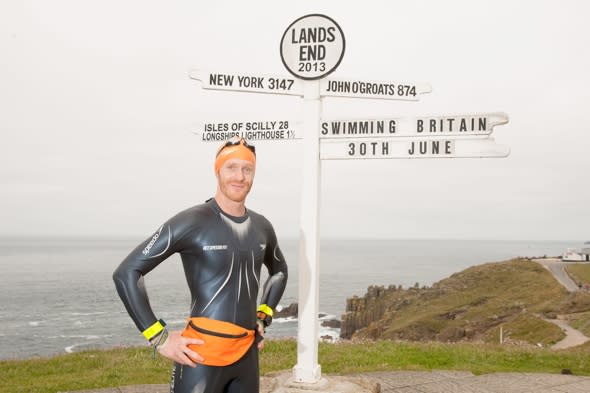 Sean Conway first man to swim entire length of British Isles