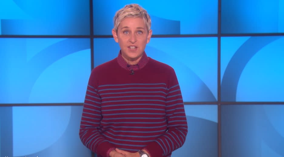 Ellen DeGeneres joined the #MeToo movement, saying this “isn’t a male or a female thing”