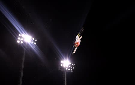 Freestyle Skiing - Pyeongchang 2018 Winter Olympics - Women's Aerials Qualifications - Phoenix Snow Park - Pyeongchang, South Korea - February 15, 2018. Lydia Lassila of Australia in action. REUTERS/Dylan Martinez