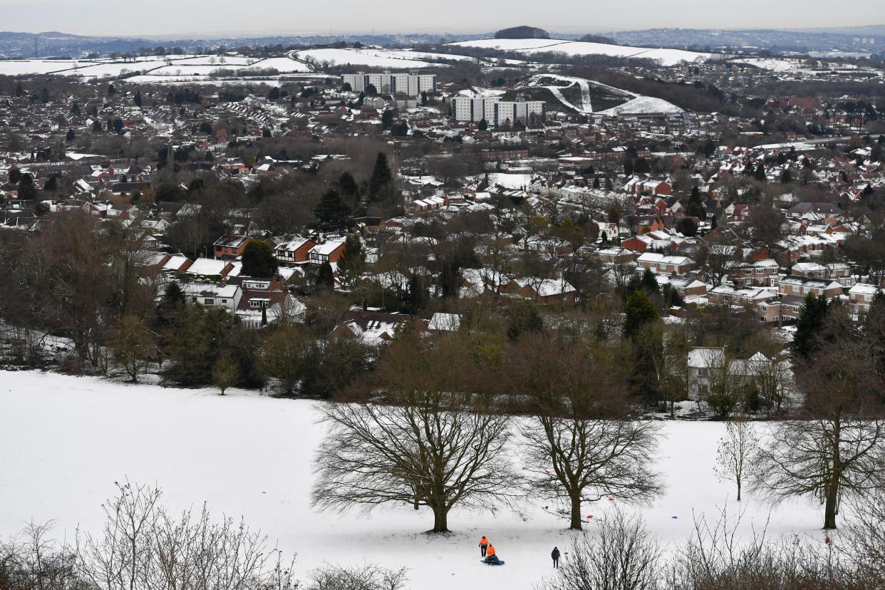 <p>Large areas of the UK were covered in snow last week</p> (PA)