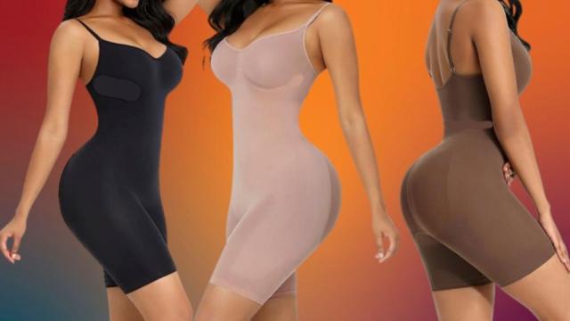 FeelinGirl Low Back Shapewear Bodysuit for Women Tummy Control Seamless Body  Shaper for Dresses（Beige XS/S） : : Fashion