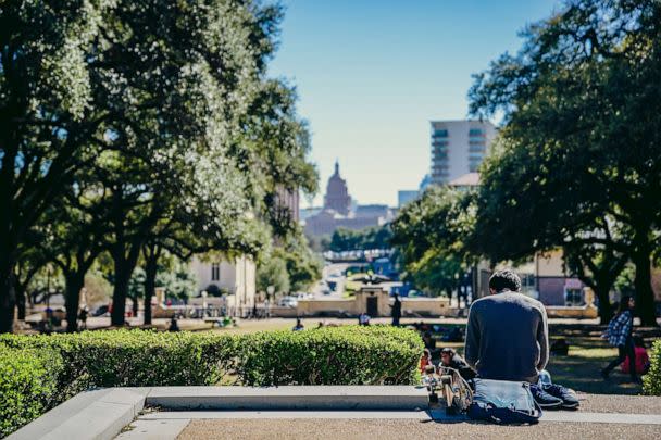 PHOTO: A college student studies on their university campus in a stock image. (Camille Dai/EyeEm/Getty Images)