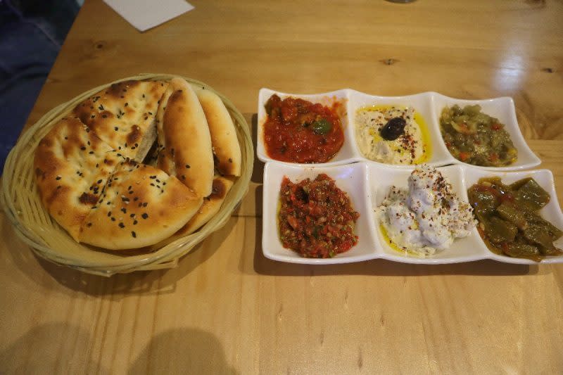 the Mediterranean deli turk - mezze platters