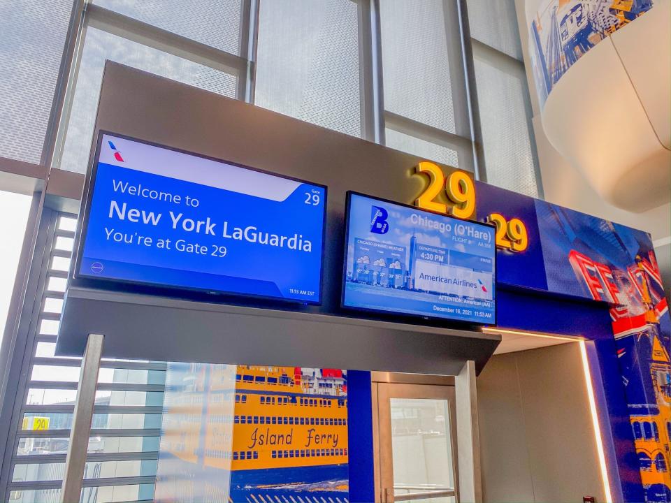 LaGuardia Airport Terminal B Western Concourse — LaGuardia Airport Tour 2021