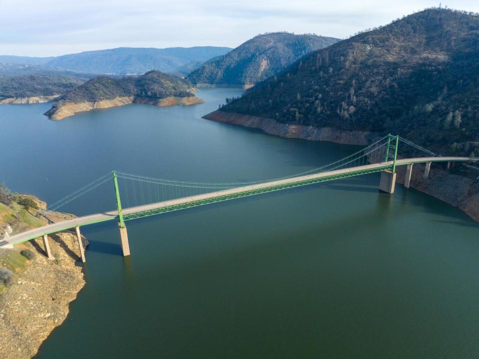 Bidwell Bar Bridge at Lake Oroville