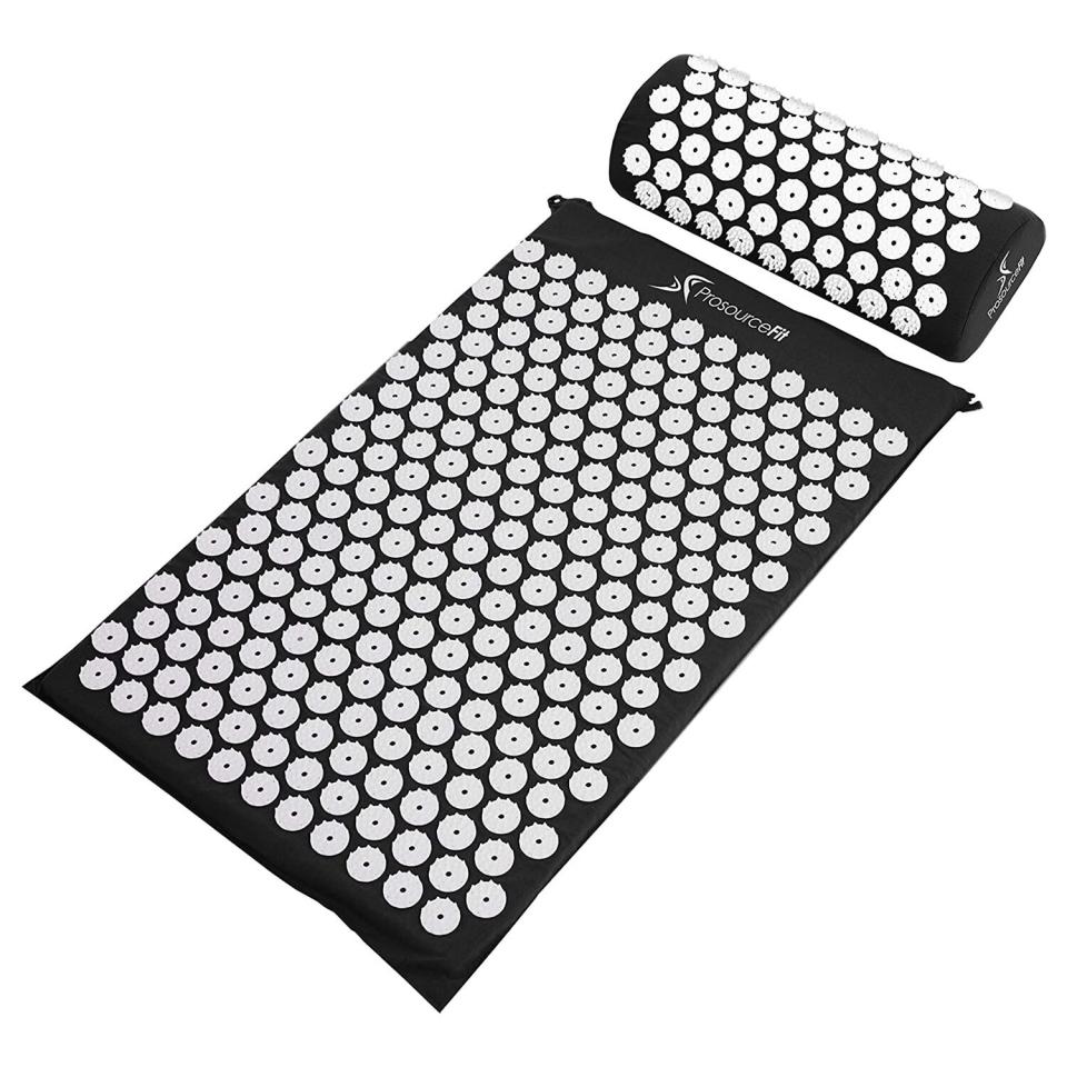 ProsourceFit Acupressure Mat and Pillow Set for Back/Neck Pain Relief and Muscle Relaxation