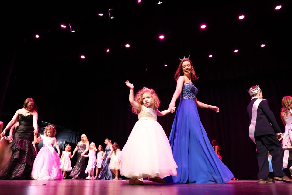 Miss Taunton 2022 Brooklyn Toli during the Little Miss and Mister Silver City program of Saturday night's Miss Taunton competition at Taunton High School on Nov. 5, 2022.