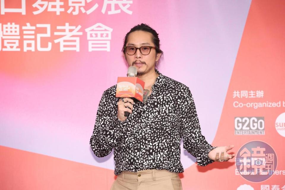 曾是演員，如今轉為導演的韓裔影人全知泰帶著自己的作品《加摩賈亞》來到台北。