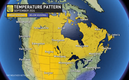 Temperature Pattern September 2024