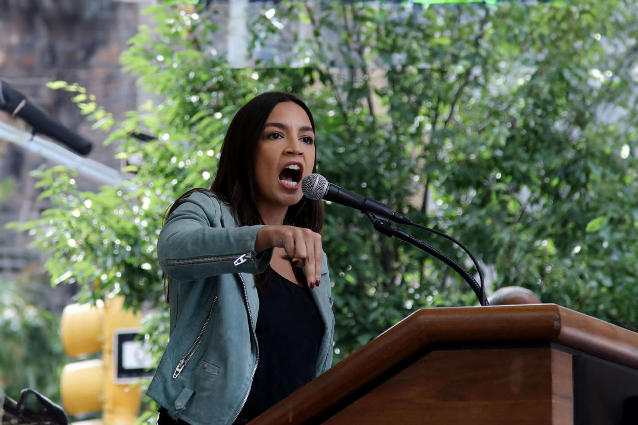 Alexandria Ocasio-Cortez LEONARDO MUNOZ/AFP via Getty Images