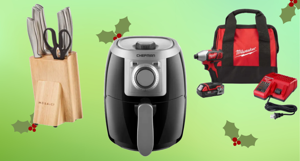 Home Hardware holiday deals: air fryer knife block set and drill kit