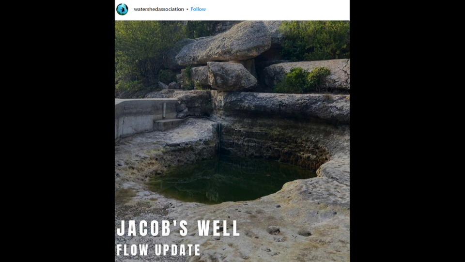 Long-term drought is contributing to Jacob’s Well drying up, but so is increased groundwater pumping to “accomodate rapid population growth,” according to The Watershed Association.