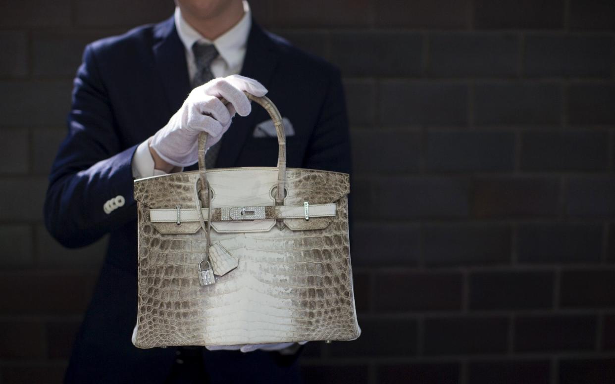 A Hermes diamond handbag - REUTERS