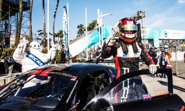 Martin earns first win in Porsche Deluxe Carrera North America