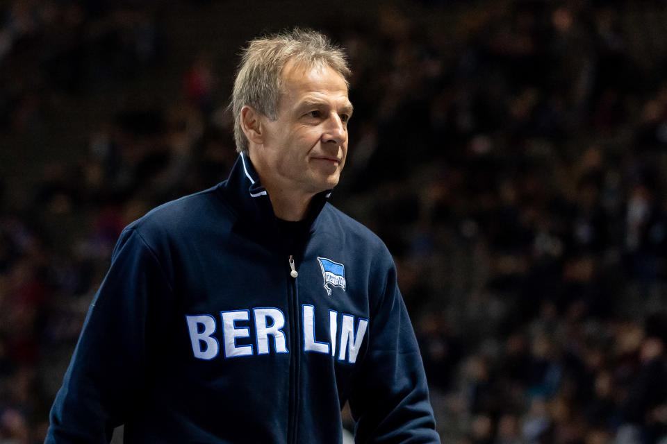Jurgen Klinsmann resigned Tuesday as the manager of Hertha Berlin. (Getty)