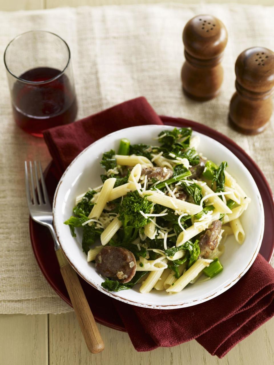 Pasta with Sausage and Broccoli Rabe