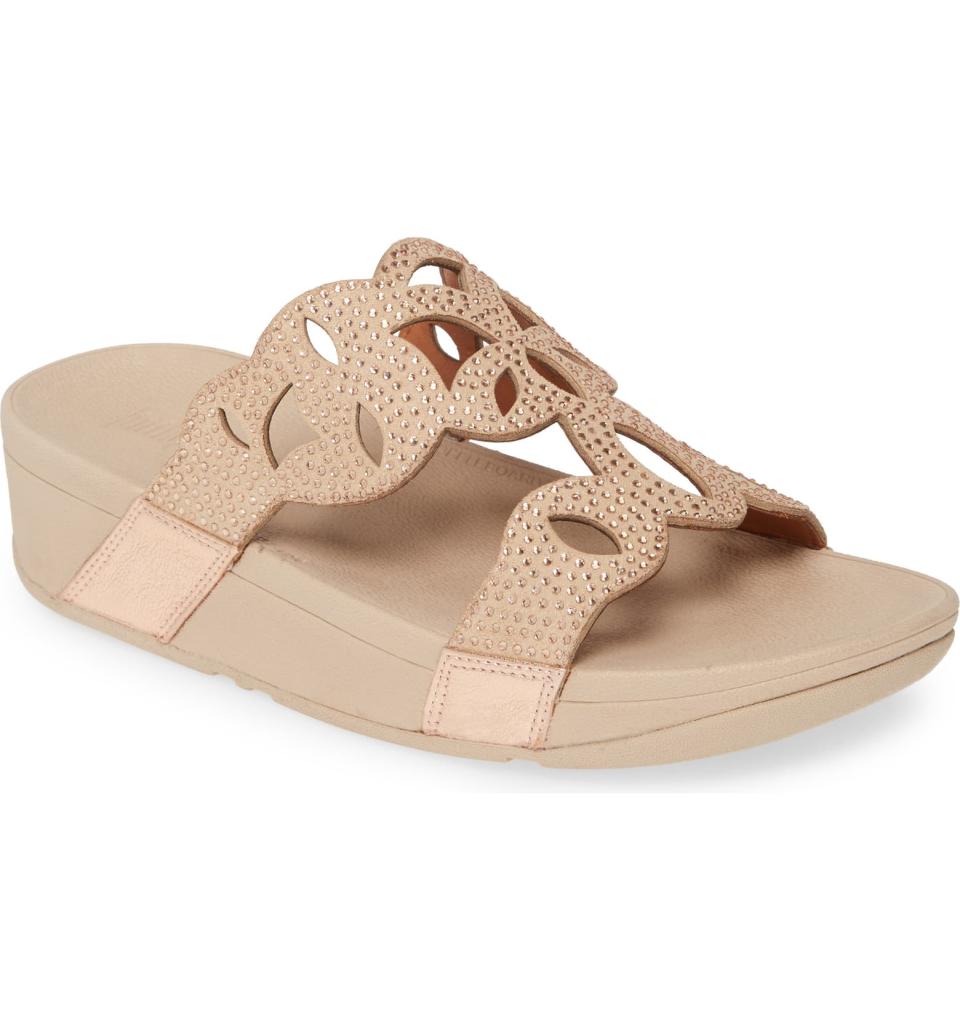 Elora Crystal Slide Sandal. Image via Nordstrom.