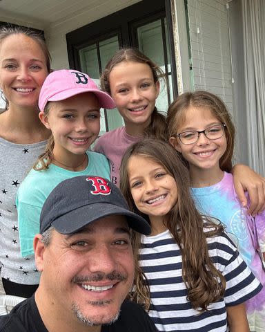 <p>Rob Mariano Instagram</p> Rob and Amber Mariano with their kids, Lucia, Carina, Isabetta, and Adelina.