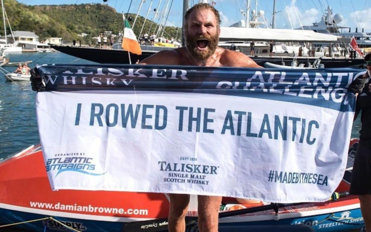 The Irishman travelled more than three thousand miles without a support vessel 