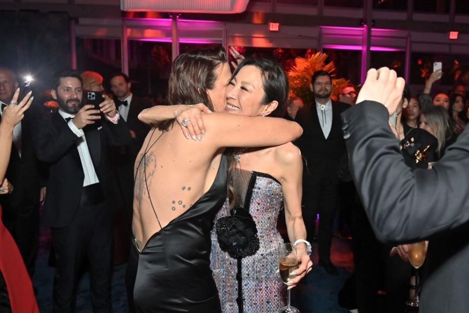 beverly hills, california march 12 exclusive access, special rates apply michelle yeoh attends the 2023 vanity fair oscar party hosted by radhika jones at wallis annenberg center for the performing arts on march 12, 2023 in beverly hills, california photo by stefanie keenanvf23wireimage for vanity fair