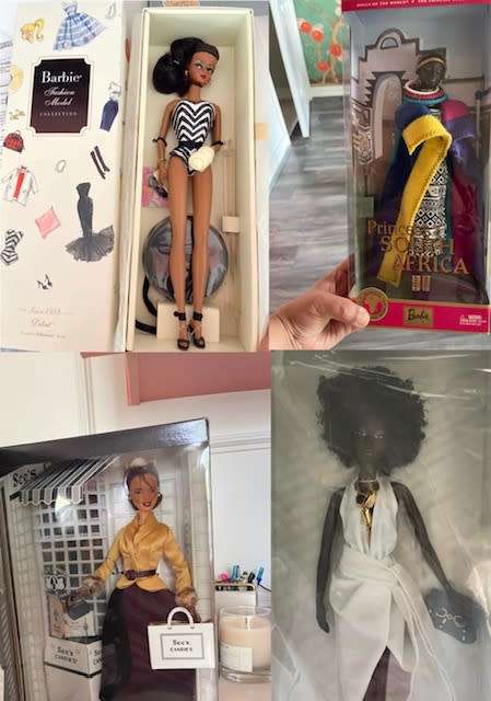 A few examples of the dozens of dolls Ahmed found in her home. (Photo by Sara Ahmed)