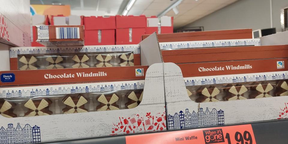 Lidl chocolate windmills