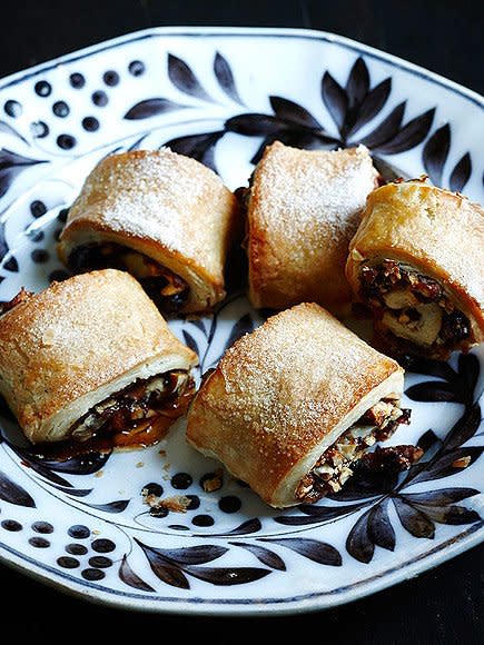 Rugelach with Cranberries, Pecans & Apple Butter