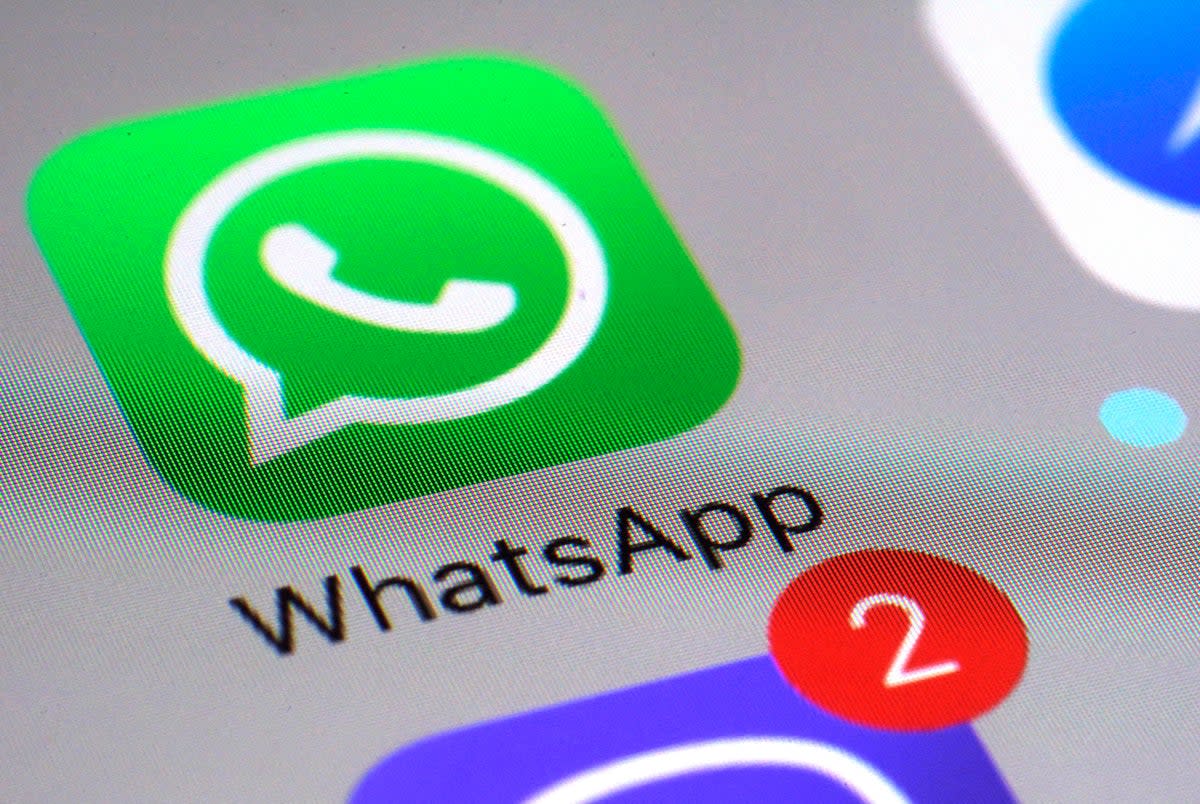 WhatsApp Editing Messages (Copyright 2021 The Associated Press. All rights reserved.)