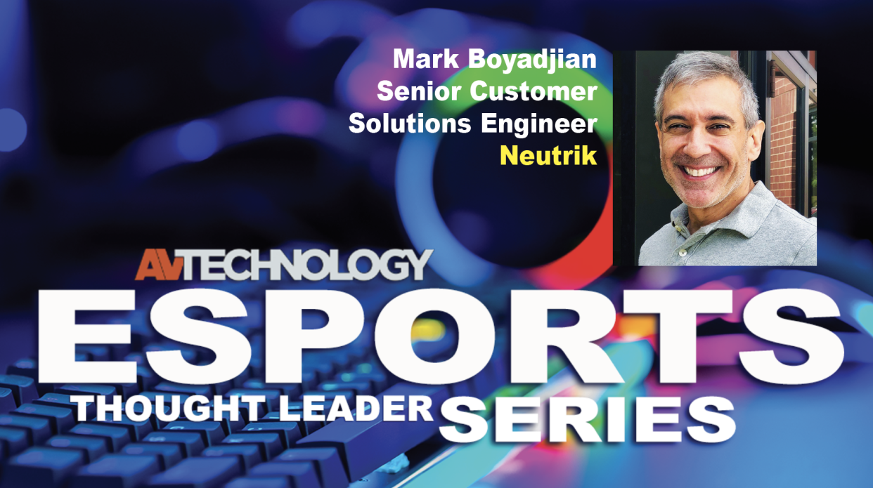  Mark Boyadjian, Senior Customer Solutions Engineer at Neutrik. 