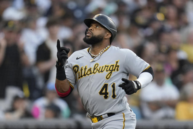 Carlos Santana slugs a pair of 2-run HRs, Pirates go deep 4 times