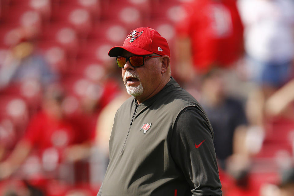 Head coach Bruce Arians of the Tampa Bay Buccaneers 