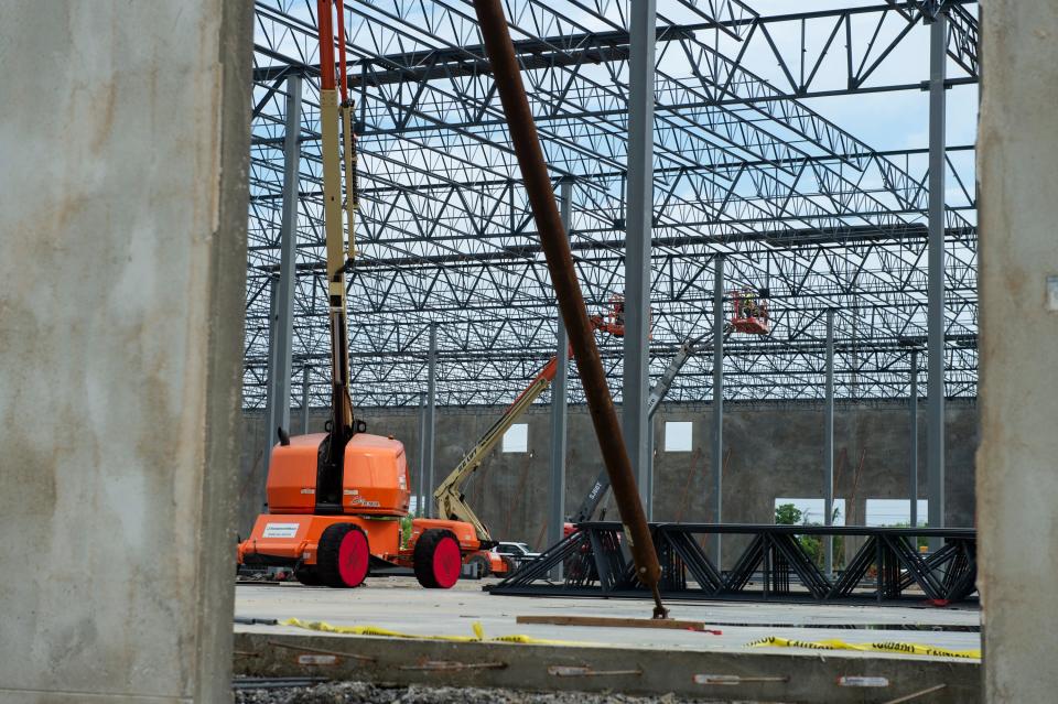 Construction recently finished on Fedex's new Montgomery County shipping center.