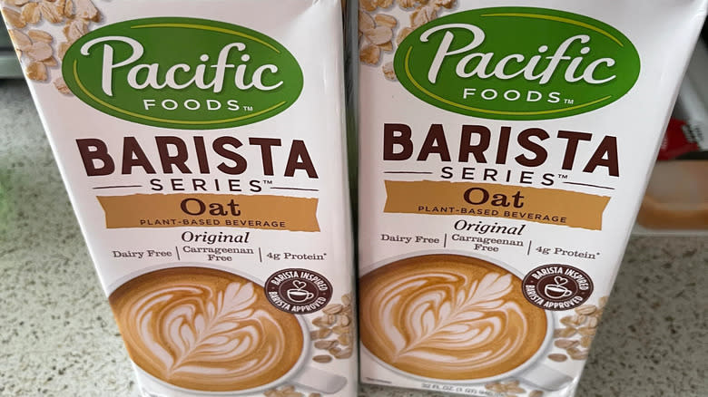 Two Pacific Foods oat milks