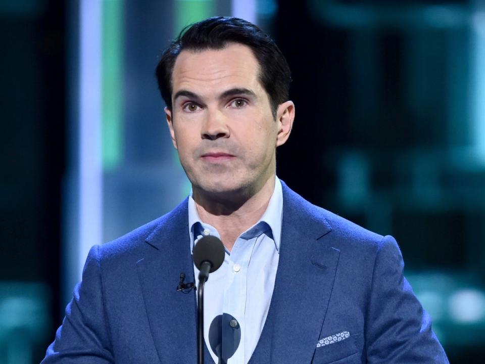 Jimmy Carr has become renowned for his bad taste stand-up material (Getty Images)