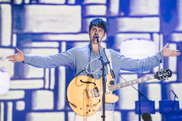 Ezra Koenig of Vampire Weekend performs in concert during Primavera Sound Festival in Barcelona, Spain.  - Credit: Xavi Torrent/Redferns