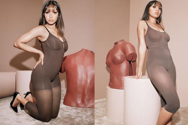 Pop Hive on X: Nessa Barrett for Kim Kardashian's SKIMS brand. She joins  PinkPantheress, Ice Spice and Raye as ambassadors.   / X