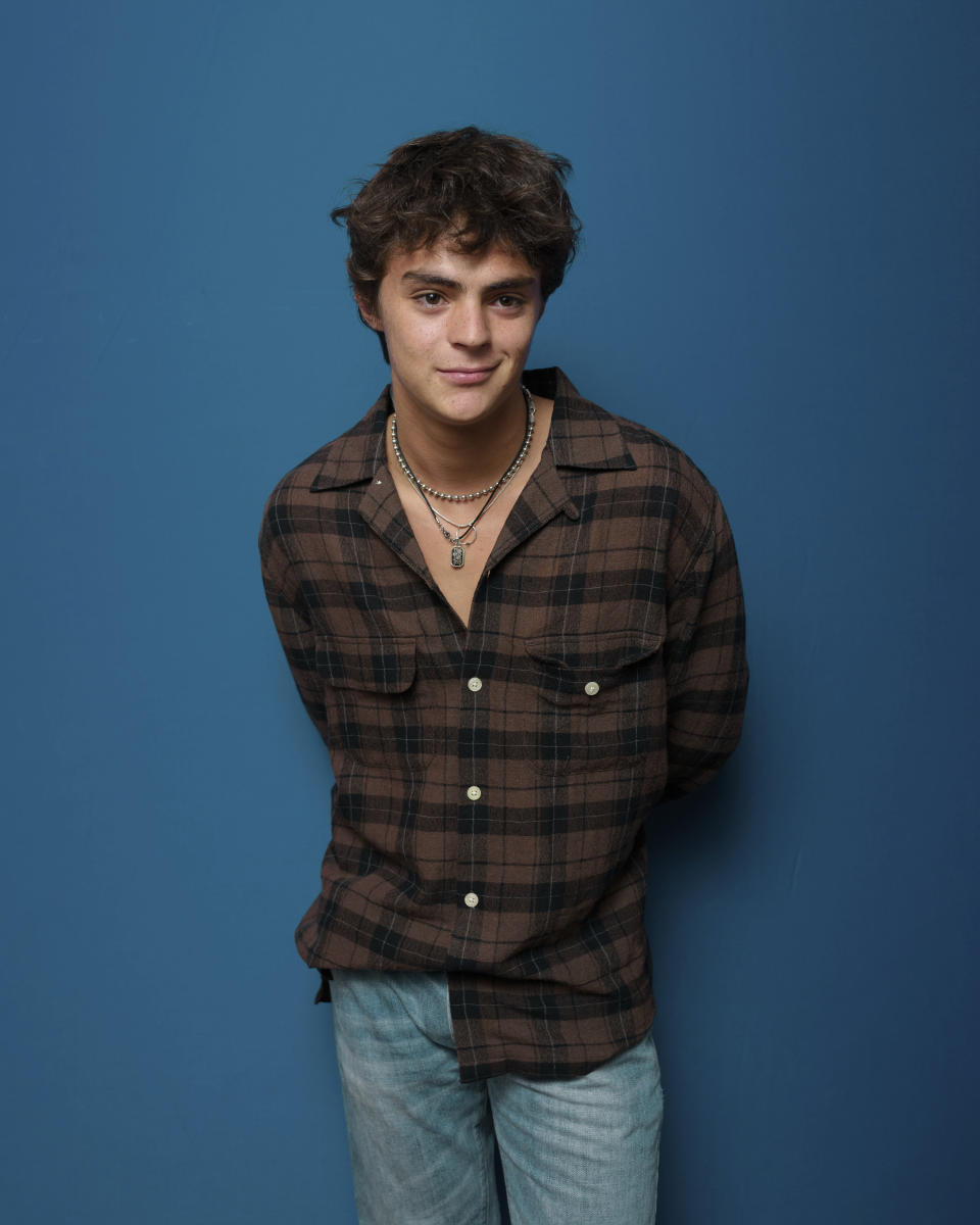 Iker Sanchez Solano poses for a portrait to promote the film "Bardo, False Chronicle of a Handful of Truths" on Tuesday, Oct. 25, 2022, in New York. (Photo by Christopher Smith/Invision/AP)