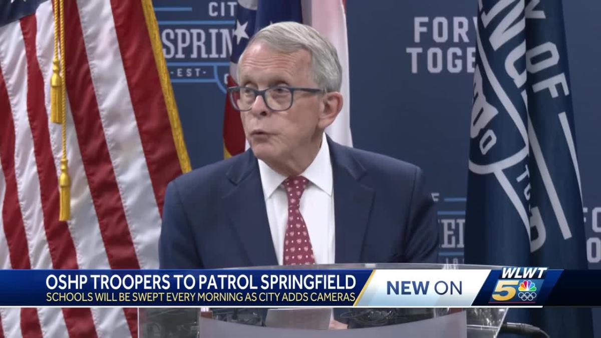 DeWine speaks in Springfield as city lands in national spotlight over Haitian migrant population