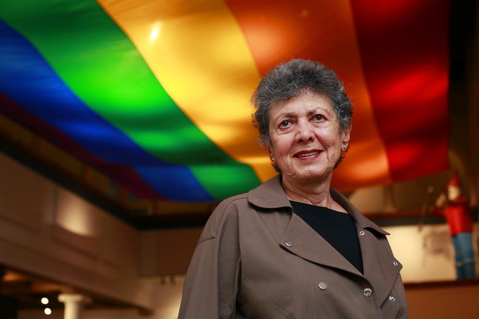 Lillian Faderman, historian, LGBT scholar shown here June 19, 2018.