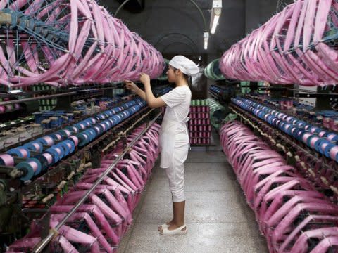 china pink silk manufacturing factory