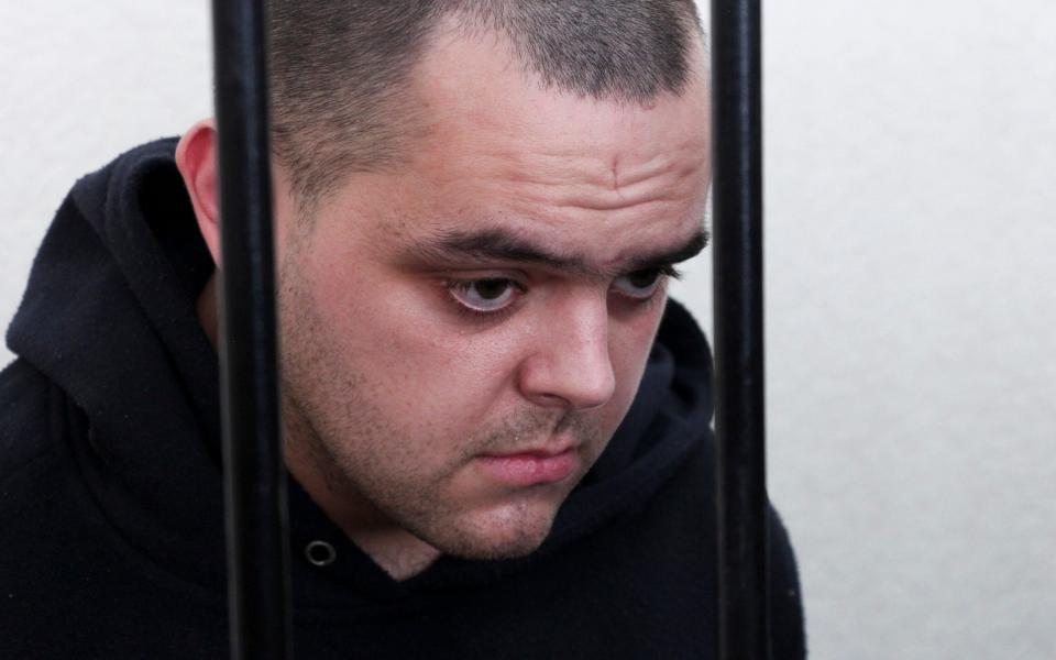 Aiden Aslin is on death row after fighting in Ukraine, along with fellow Briton Shaun Pinner - AP Photo