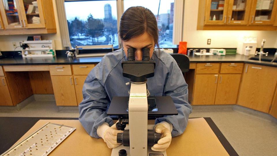 Forensic science lab in Boston