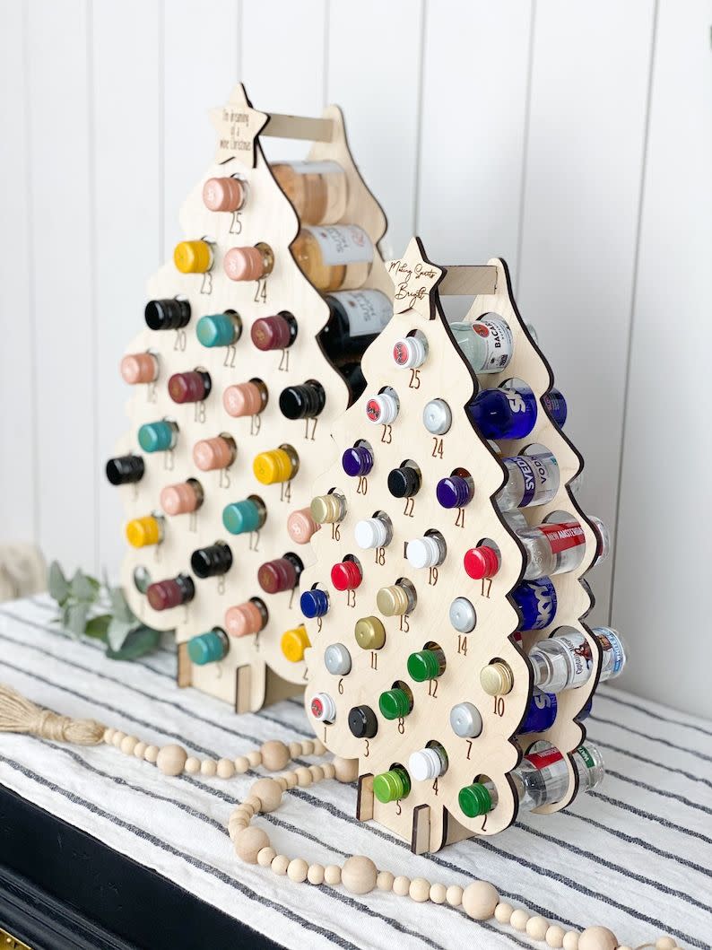 7) DIY Tree Advent Calendar