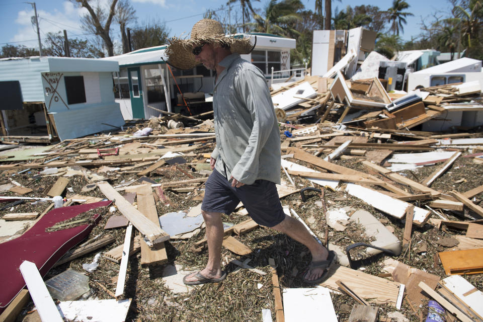 Hurricane Irma struck the Florida Keys as a Category Four storm earlier this month, before making its way north through the southern US state (AFP Photo/SAUL LOEB)