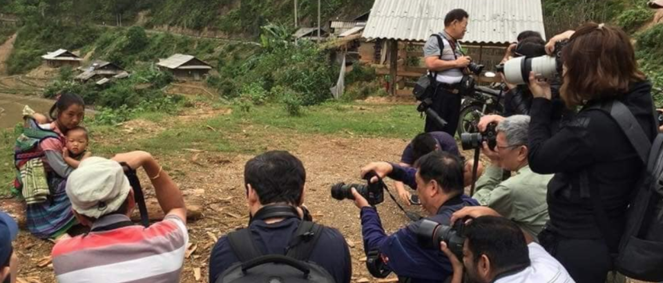 Hamdan International Photography Award’s (HIPA) 2019 winner reportedly staged the photo. (Photo: Facebook)