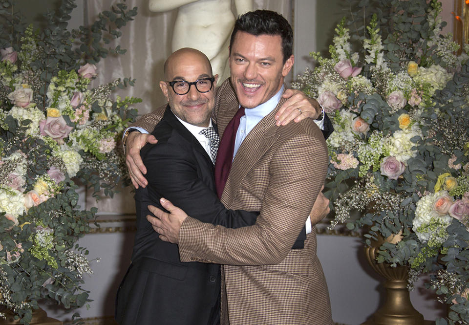 Stanley Tucci and Luke Evans