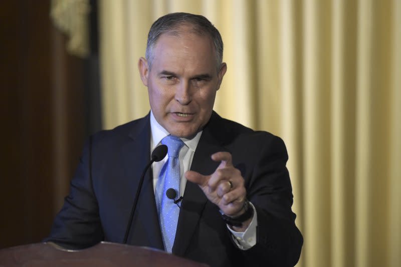 美國環保署（EPA）署長普魯特（Scott Pruitt）。（美聯社）