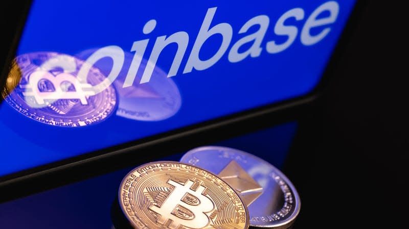 Stock image of Coinbase logo