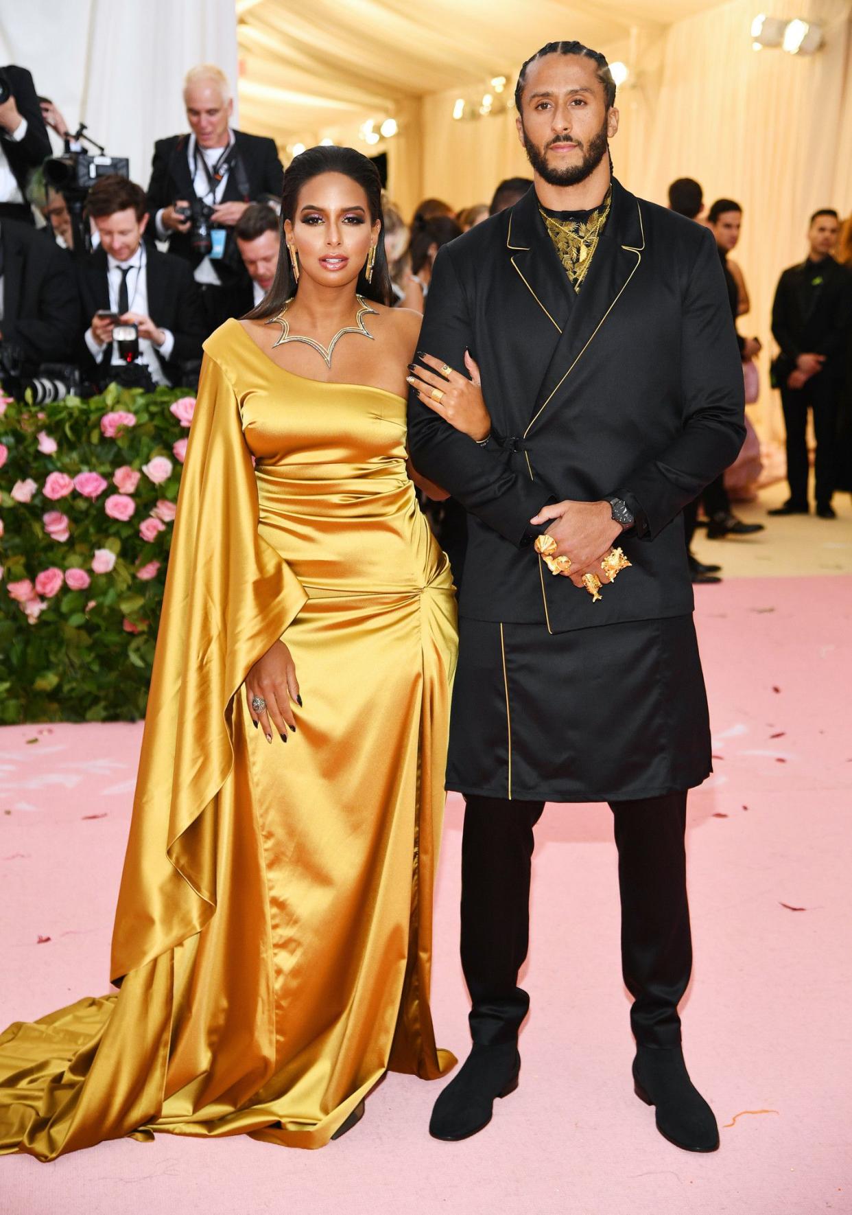 Colin Kaepernick and Nessa attend The 2019 Met Gala Celebrating Camp: Notes on Fashion at Metropolitan Museum of Art on May 06, 2019 in New York City.