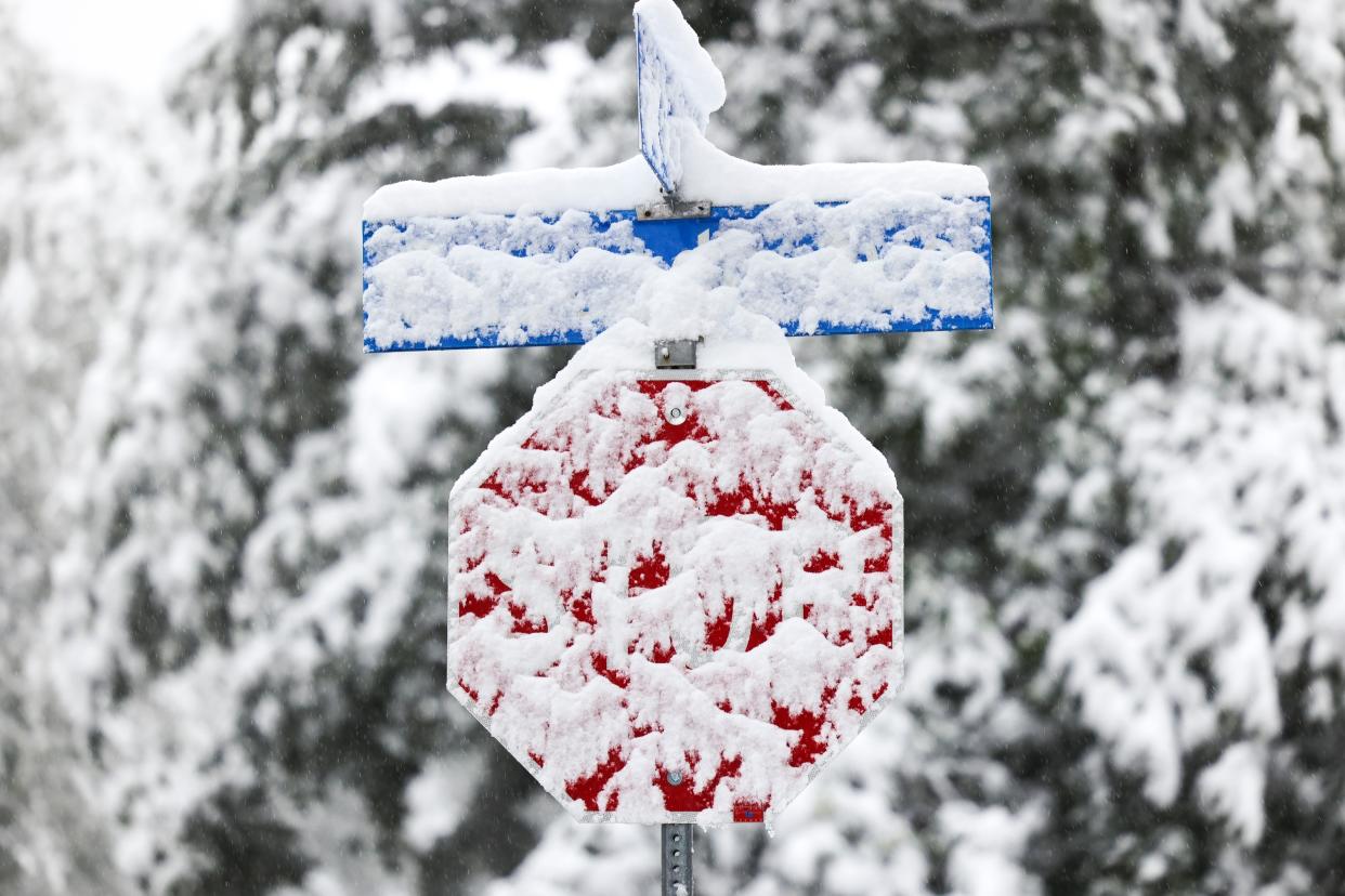 Snow is set to hit parts of New York by the end of the week, forecasters are predicting. (Getty Images)